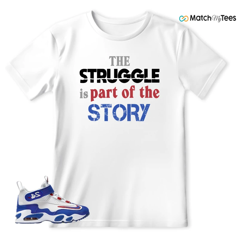 NIKE AIR GRIFFEY MAX 1 GS GYM RED ROYAL SNEAKER Matching Tees t-shirt