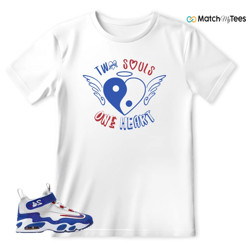 NIKE AIR GRIFFEY MAX 1 GS GYM RED ROYAL SNEAKER Matching Tees t-shirt