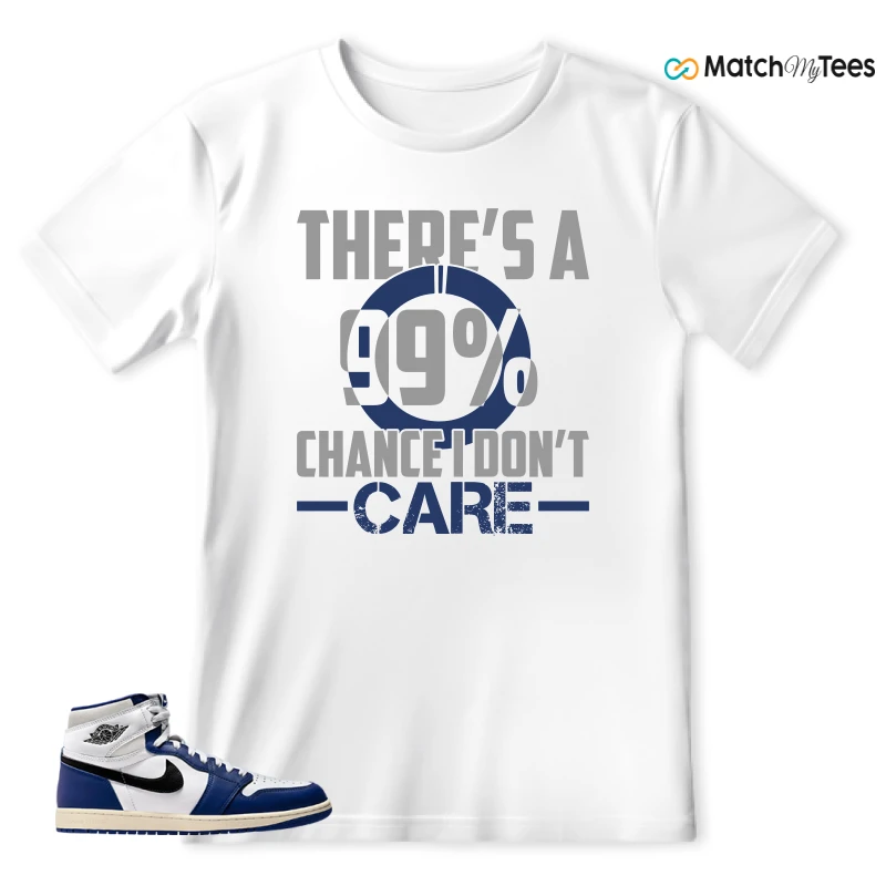 NIKE AIR JORDAN 1 HIGH OG DEEP ROYAL BLUE SNEAKER Matching Tees t-shirt