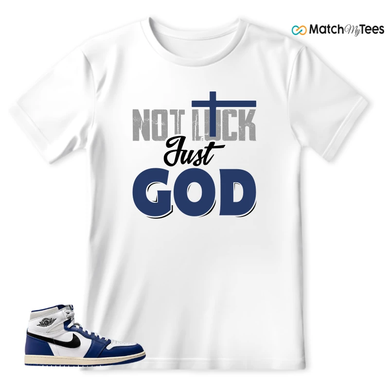 NIKE AIR JORDAN 1 HIGH OG DEEP ROYAL BLUE SNEAKER Matching Tees t-shirt