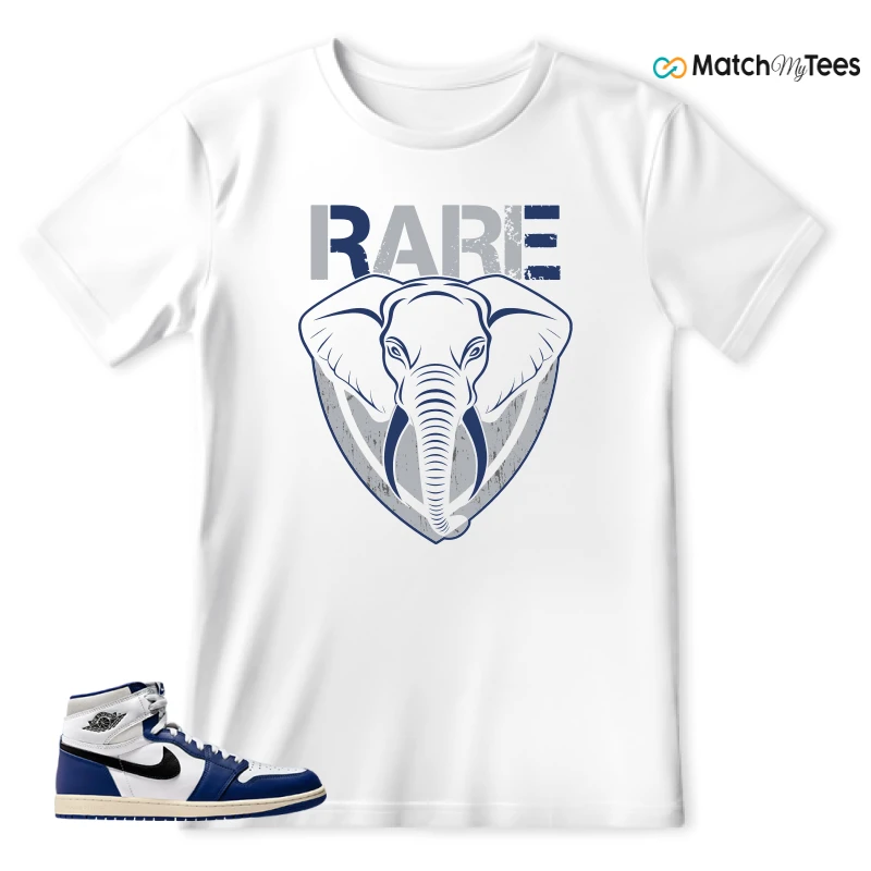NIKE AIR JORDAN 1 HIGH OG DEEP ROYAL BLUE SNEAKER Matching Tees t-shirt