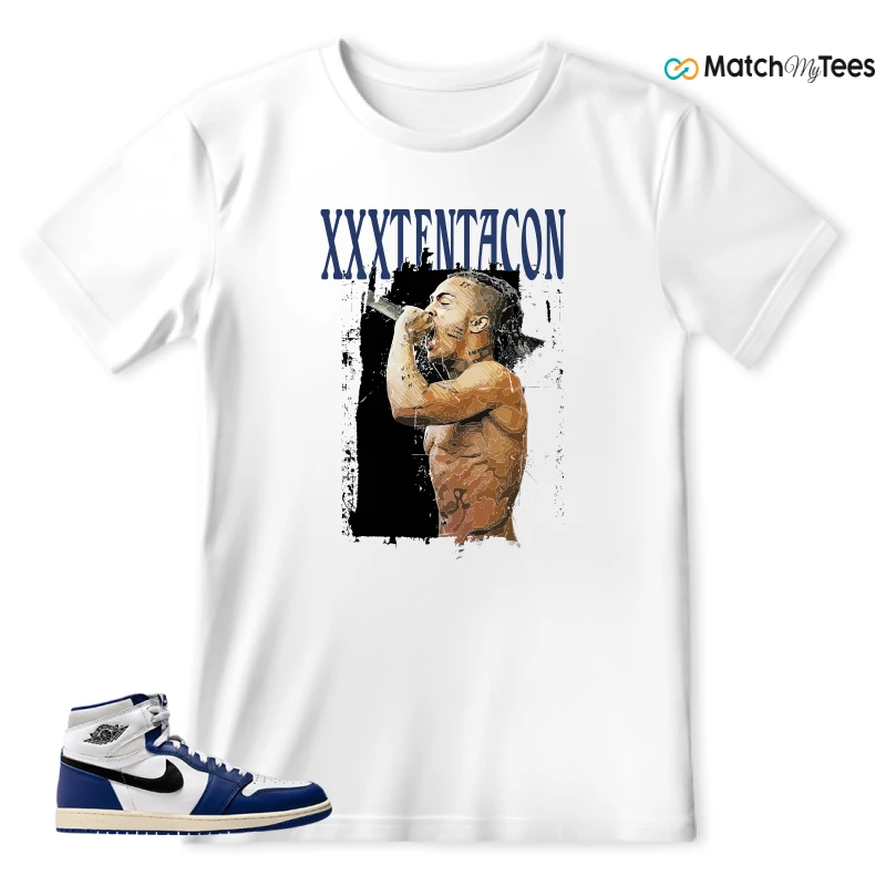 NIKE AIR JORDAN 1 HIGH OG DEEP ROYAL BLUE SNEAKER Matching Tees t-shirt