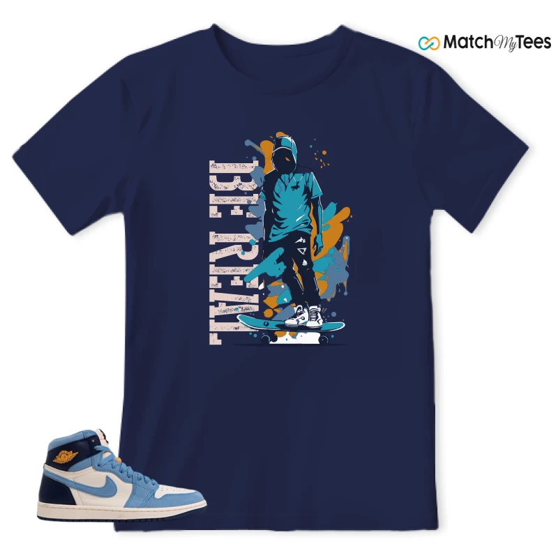 NIKE AIR JORDAN 1 HIGH OG FIRST IN FLIGHT WMNS SNEAKER Matching Tees t-shirt