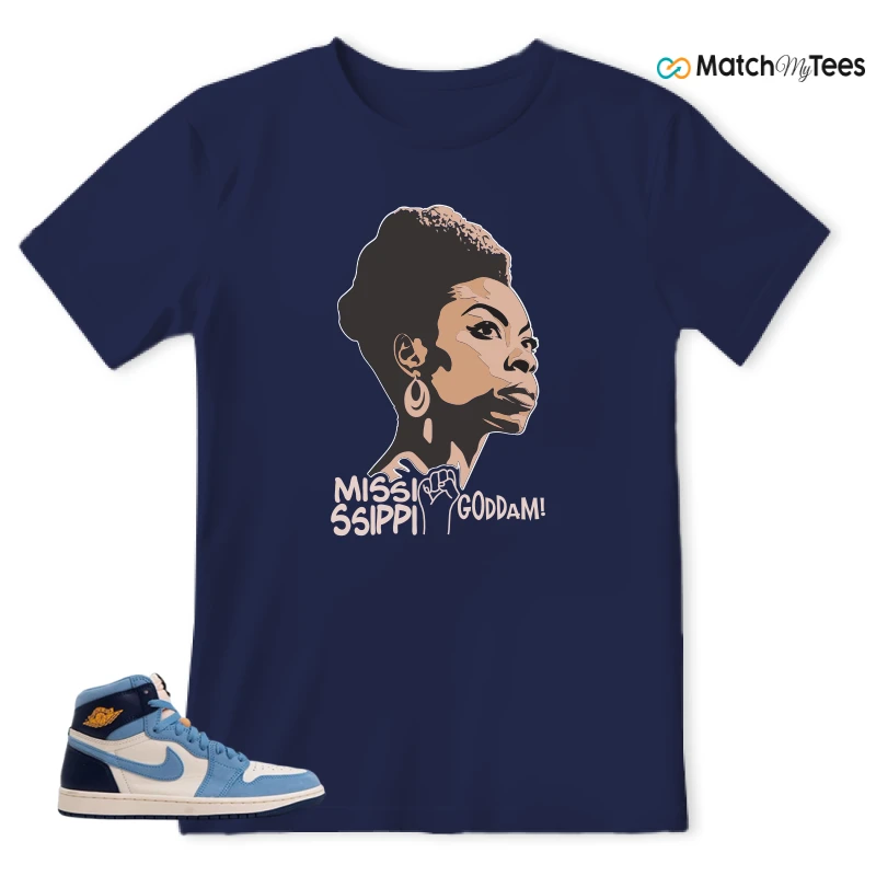 NIKE AIR JORDAN 1 HIGH OG FIRST IN FLIGHT WMNS SNEAKER Matching Tees t-shirt