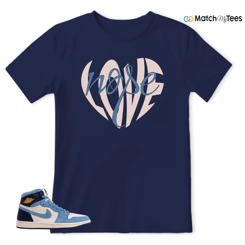 NIKE AIR JORDAN 1 HIGH OG FIRST IN FLIGHT WMNS SNEAKER Matching Tees t-shirt