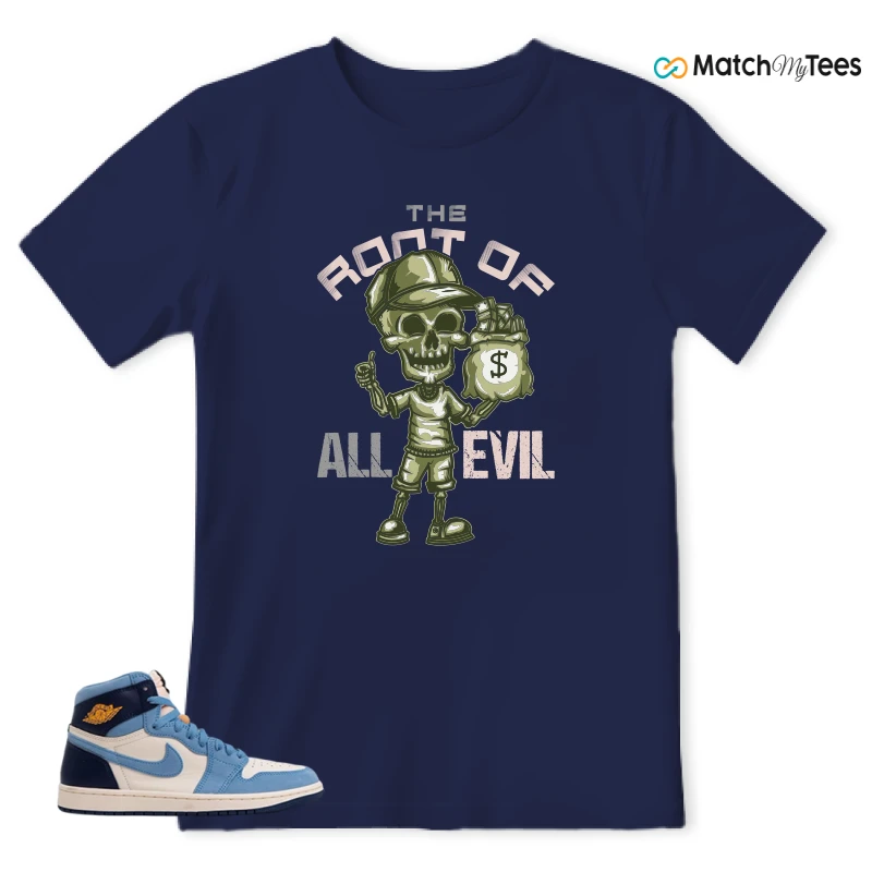 NIKE AIR JORDAN 1 HIGH OG FIRST IN FLIGHT WMNS SNEAKER Matching Tees t-shirt