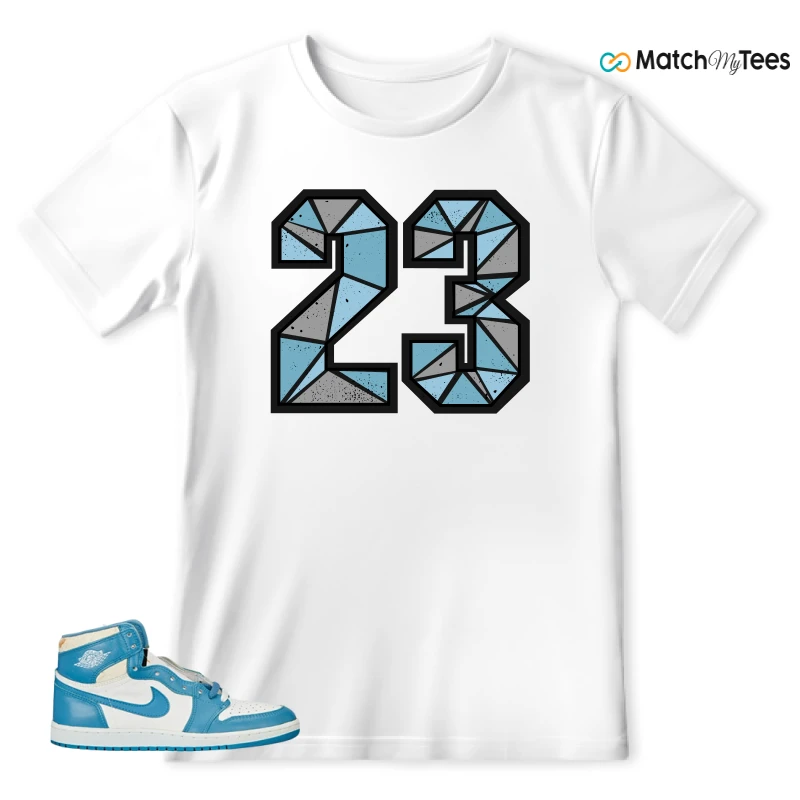 NIKE AIR JORDAN 1 HIGH OG UNC REIMAGINED SNEAKER Matching Tees t-shirt