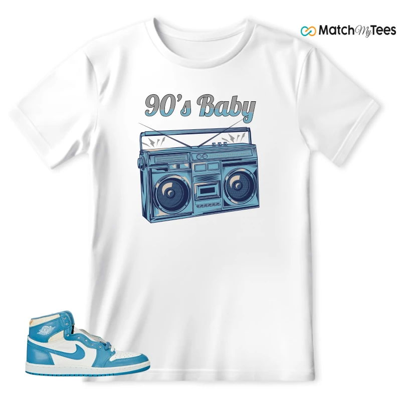 NIKE AIR JORDAN 1 HIGH OG UNC REIMAGINED SNEAKER Matching Tees t-shirt