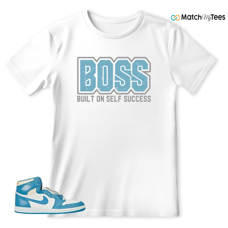 NIKE AIR JORDAN 1 HIGH OG UNC REIMAGINED SNEAKER Matching Tees t-shirt