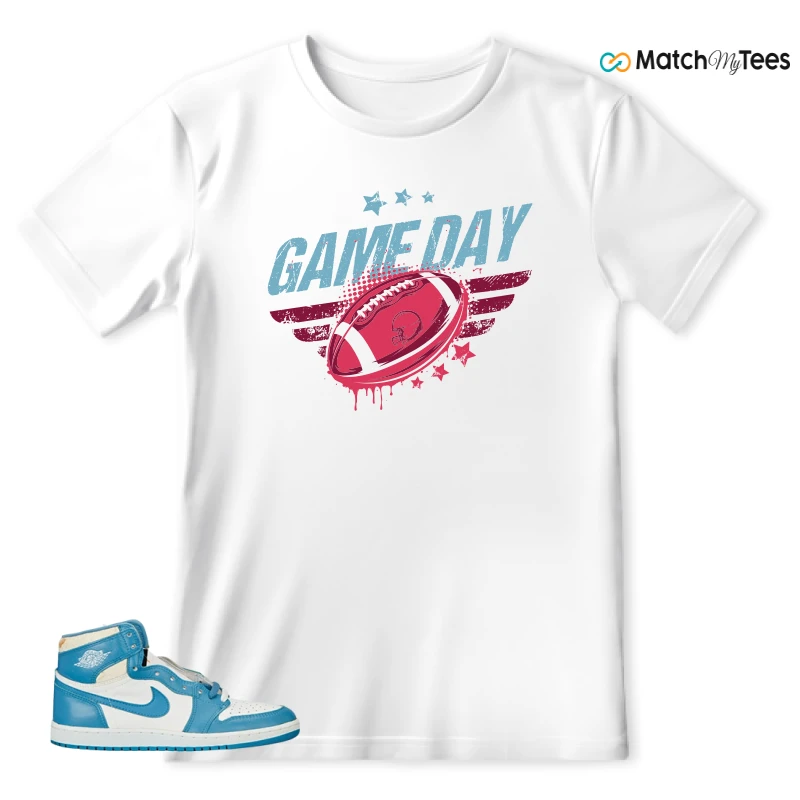NIKE AIR JORDAN 1 HIGH OG UNC REIMAGINED SNEAKER Matching Tees t-shirt