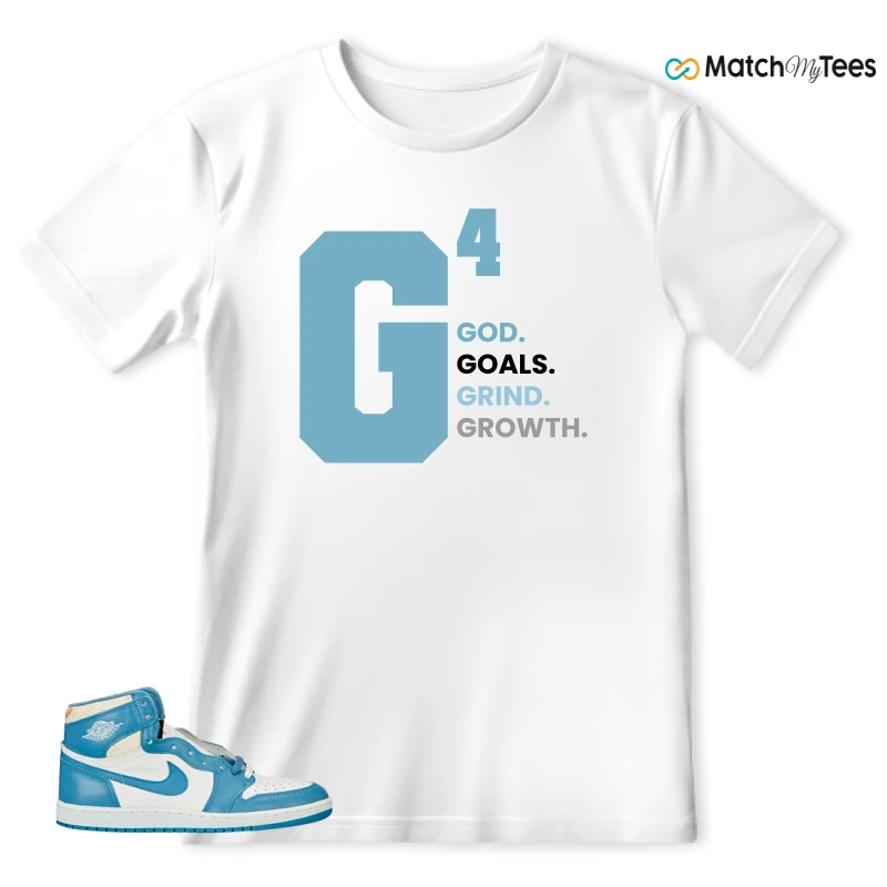 NIKE AIR JORDAN 1 HIGH OG UNC REIMAGINED SNEAKER Matching Tees t-shirt