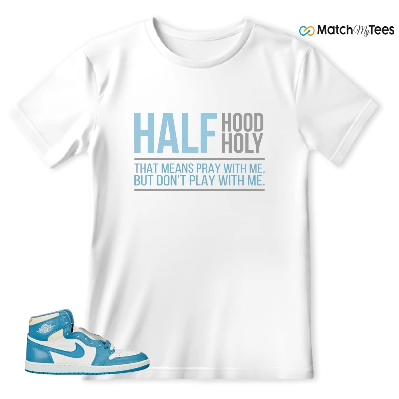 NIKE AIR JORDAN 1 HIGH OG UNC REIMAGINED SNEAKER Matching Tees t-shirt