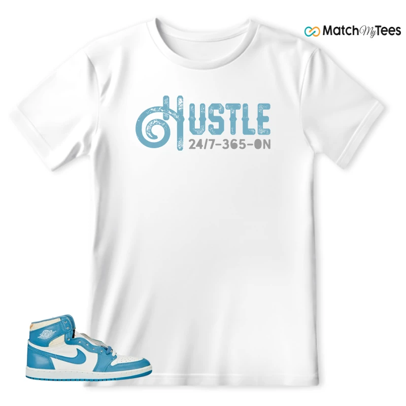 NIKE AIR JORDAN 1 HIGH OG UNC REIMAGINED SNEAKER Matching Tees t-shirt