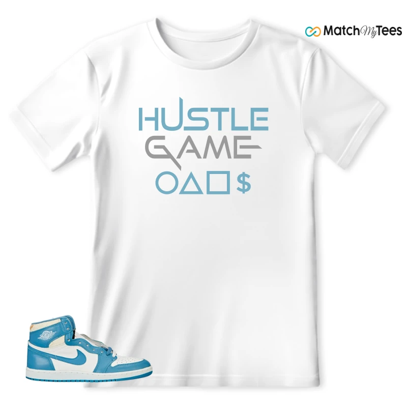 NIKE AIR JORDAN 1 HIGH OG UNC REIMAGINED SNEAKER Matching Tees t-shirt