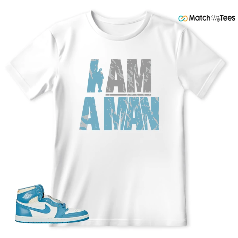 NIKE AIR JORDAN 1 HIGH OG UNC REIMAGINED SNEAKER Matching Tees t-shirt
