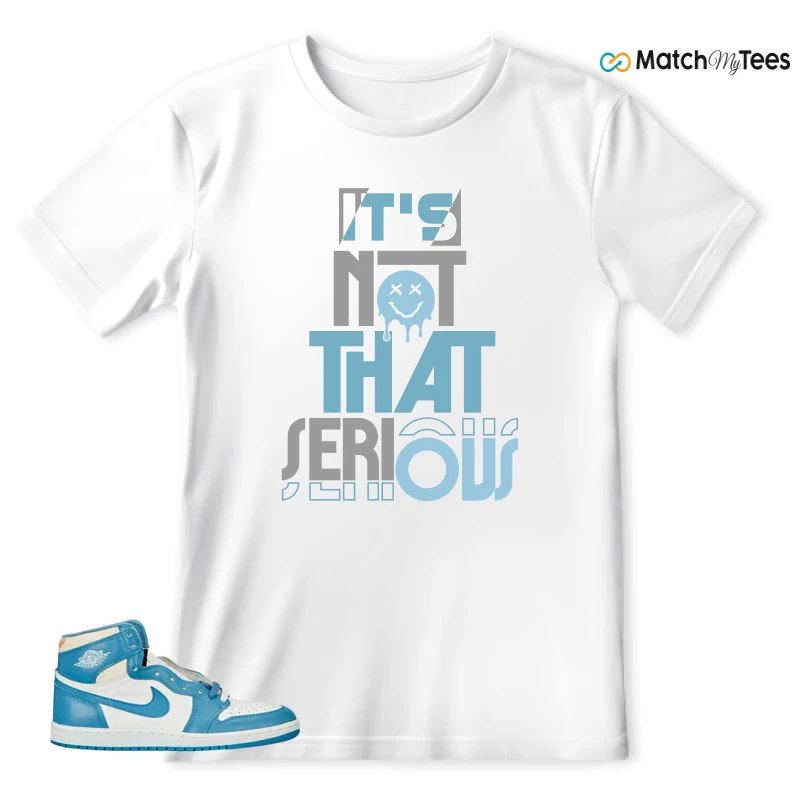 NIKE AIR JORDAN 1 HIGH OG UNC REIMAGINED SNEAKER Matching Tees t-shirt
