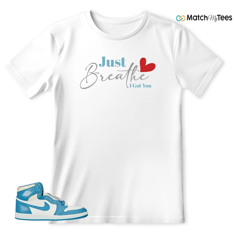 NIKE AIR JORDAN 1 HIGH OG UNC REIMAGINED SNEAKER Matching Tees t-shirt