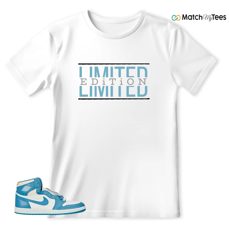 NIKE AIR JORDAN 1 HIGH OG UNC REIMAGINED SNEAKER Matching Tees t-shirt