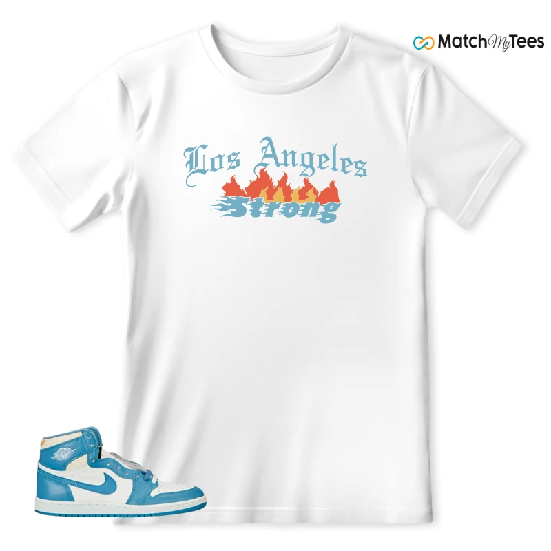 NIKE AIR JORDAN 1 HIGH OG UNC REIMAGINED SNEAKER Matching Tees t-shirt