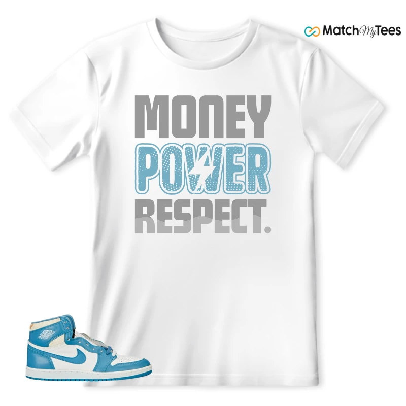 NIKE AIR JORDAN 1 HIGH OG UNC REIMAGINED SNEAKER Matching Tees t-shirt