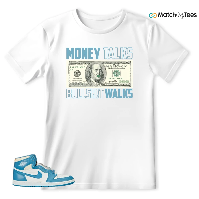 NIKE AIR JORDAN 1 HIGH OG UNC REIMAGINED SNEAKER Matching Tees t-shirt