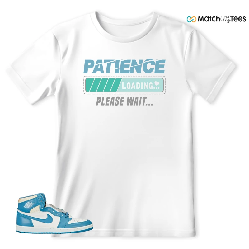 NIKE AIR JORDAN 1 HIGH OG UNC REIMAGINED SNEAKER Matching Tees t-shirt