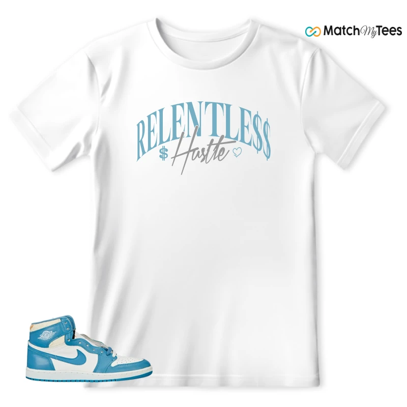 NIKE AIR JORDAN 1 HIGH OG UNC REIMAGINED SNEAKER Matching Tees t-shirt