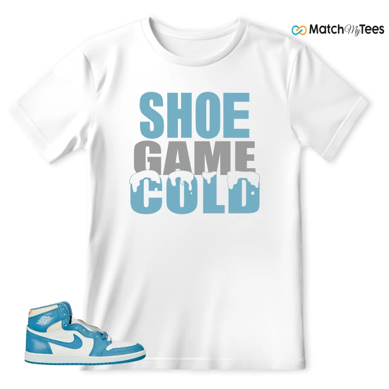 NIKE AIR JORDAN 1 HIGH OG UNC REIMAGINED SNEAKER Matching Tees t-shirt