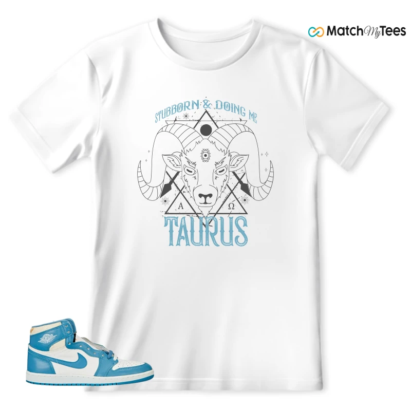 NIKE AIR JORDAN 1 HIGH OG UNC REIMAGINED SNEAKER Matching Tees t-shirt