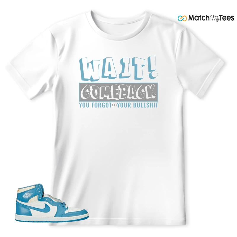 NIKE AIR JORDAN 1 HIGH OG UNC REIMAGINED SNEAKER Matching Tees t-shirt