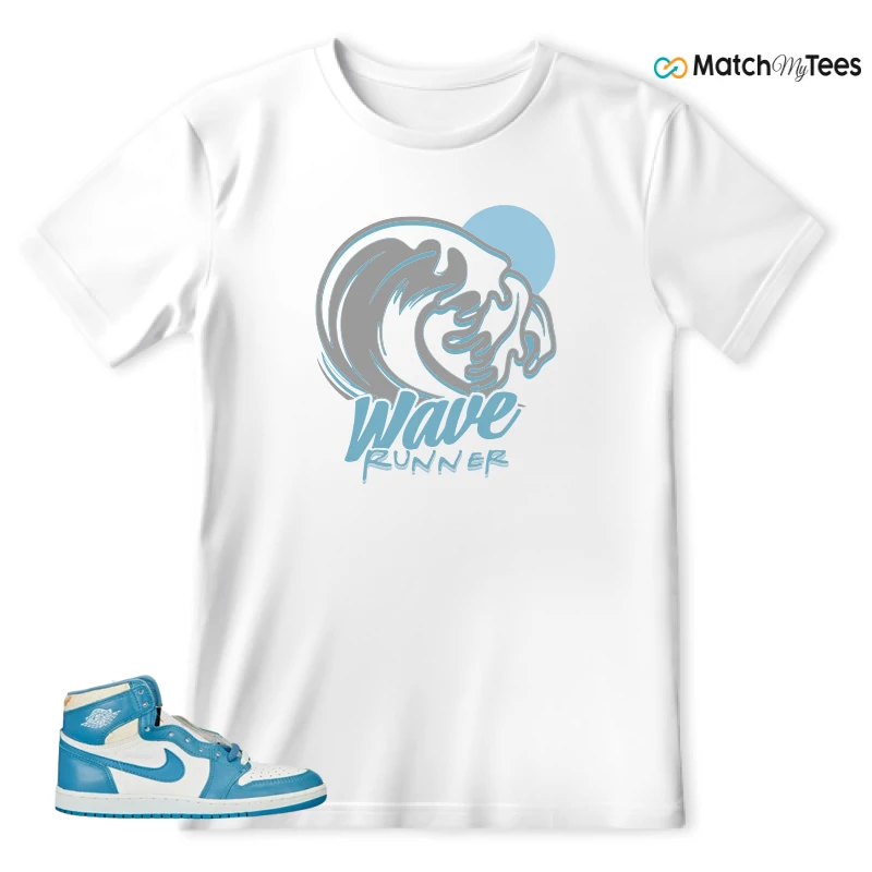 NIKE AIR JORDAN 1 HIGH OG UNC REIMAGINED SNEAKER Matching Tees T-shirt for Men