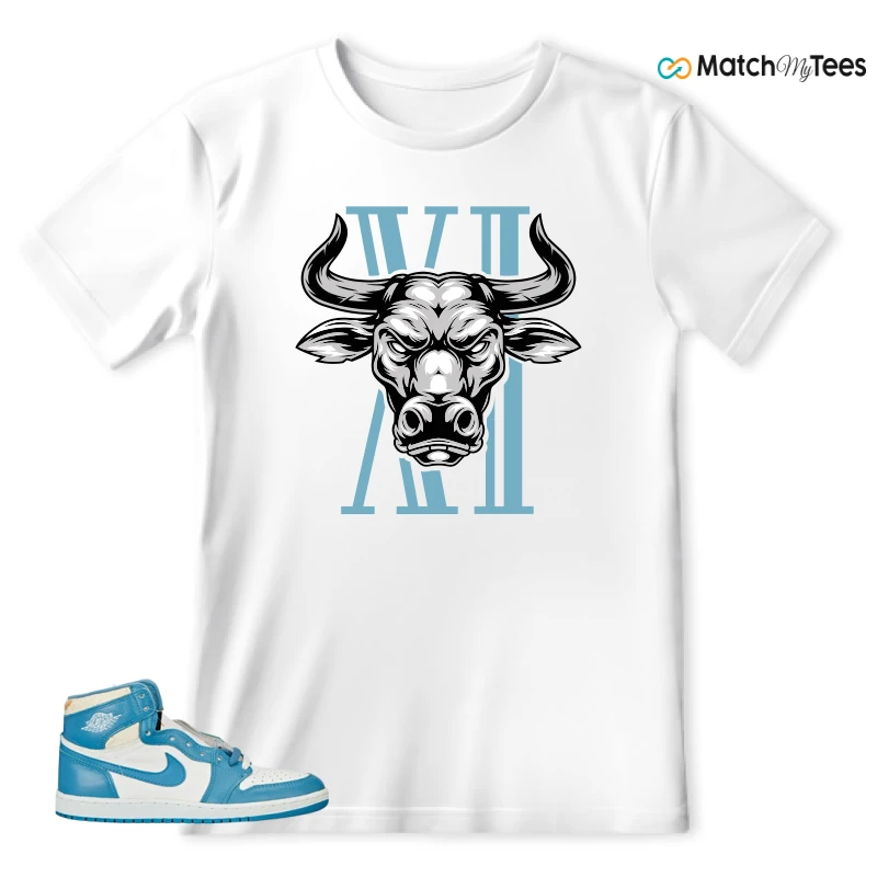 NIKE AIR JORDAN 1 HIGH OG UNC REIMAGINED SNEAKER Matching Tees t-shirt