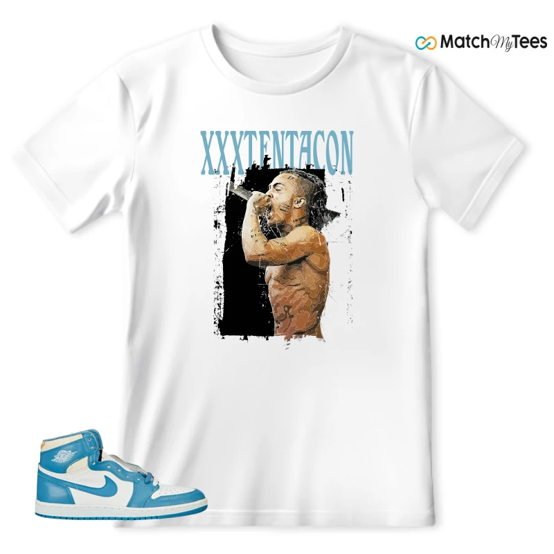 NIKE AIR JORDAN 1 HIGH OG UNC REIMAGINED SNEAKER Matching Tees t-shirt