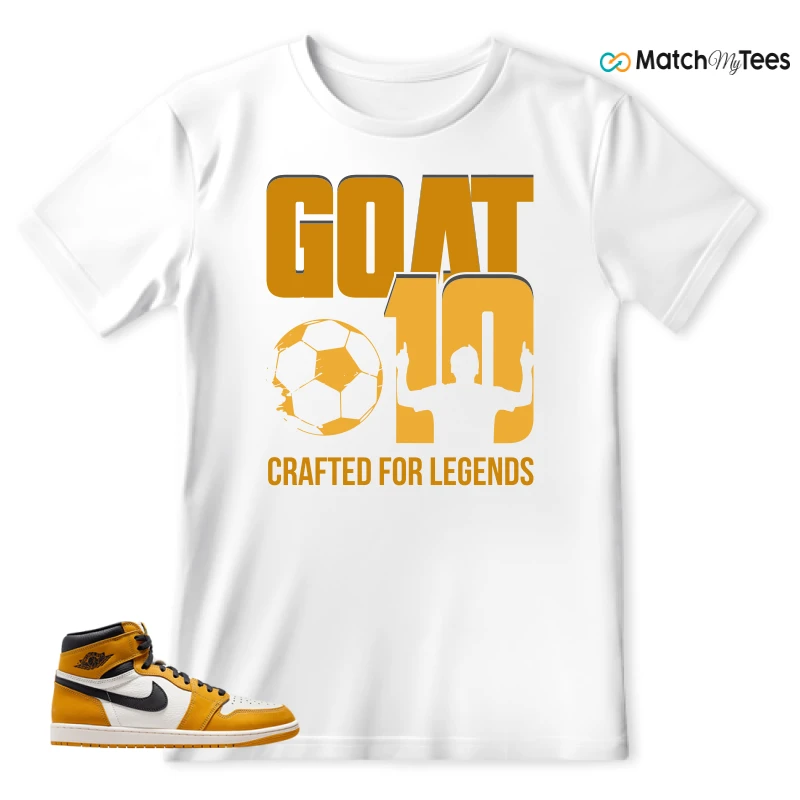Goat 10-V2 White matching T-shirt T-shirt
