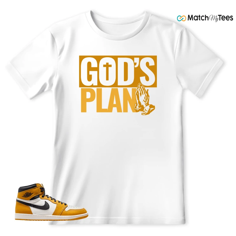 God's Plan White matching T-shirt T-shirt