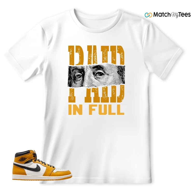 Paid In Full White matching T-shirt T-shirt