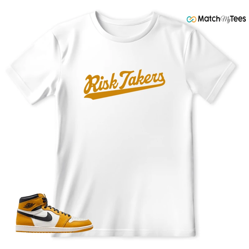 Risk Takers White matching T-shirt T-shirt