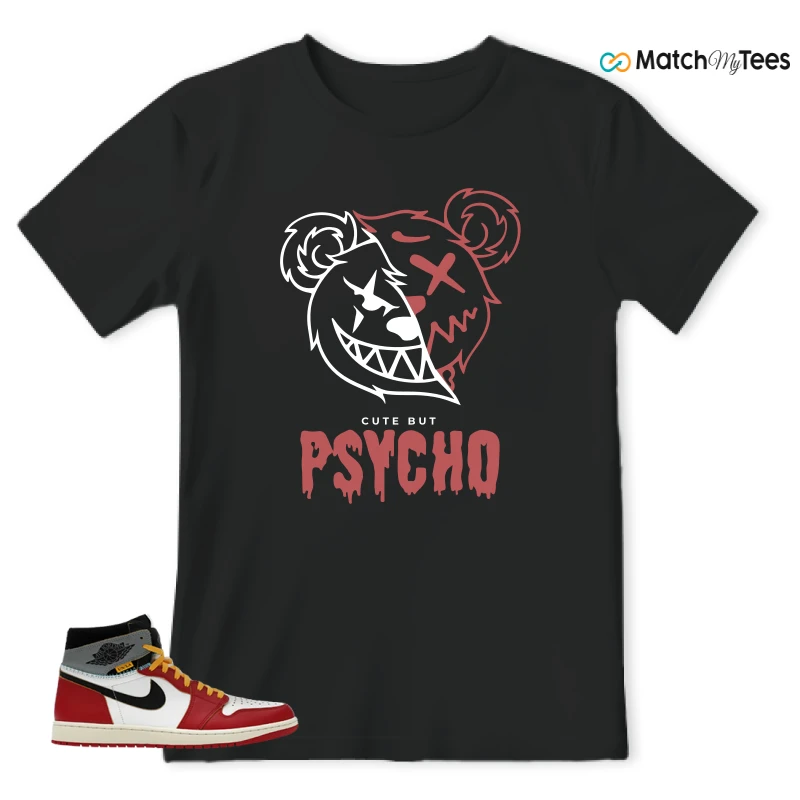 NIKE AIR JORDAN 1 HIGH X UNION LA SNEAKER/VARSITY RED/BLACK-SAIL-SHADOW GREY-MUSLIN matching T-shirt