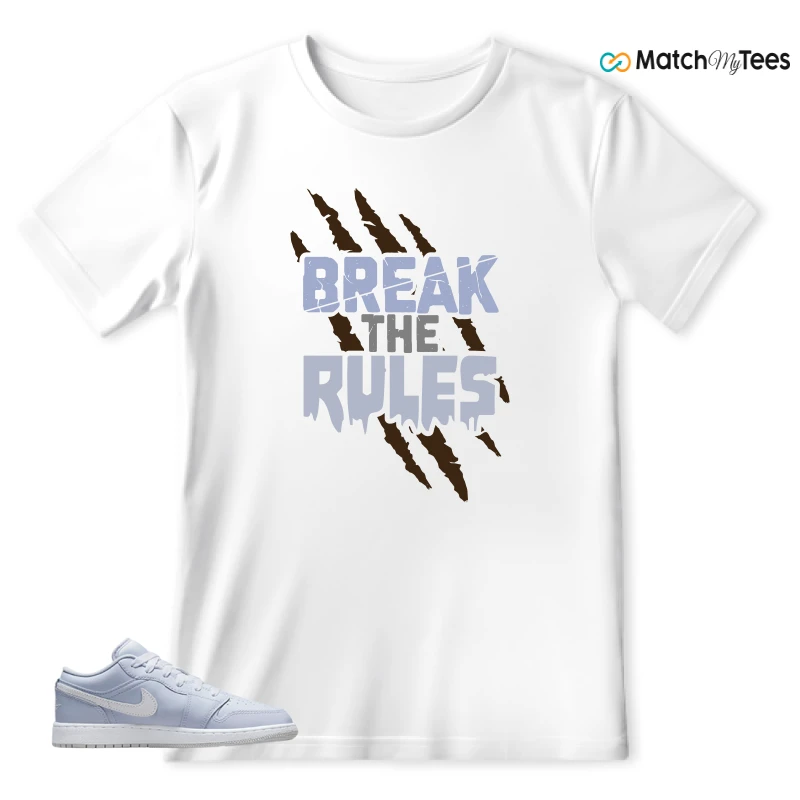 NIKE AIR JORDAN 1 LOW COBALT BLISS SNEAKER Matching Tees t-shirt
