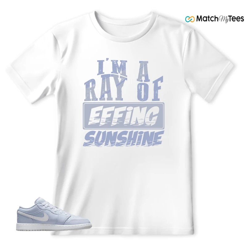 NIKE AIR JORDAN 1 LOW COBALT BLISS SNEAKER Matching Tees t-shirt