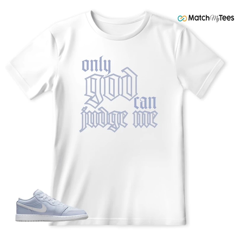 NIKE AIR JORDAN 1 LOW COBALT BLISS SNEAKER Matching Tees t-shirt