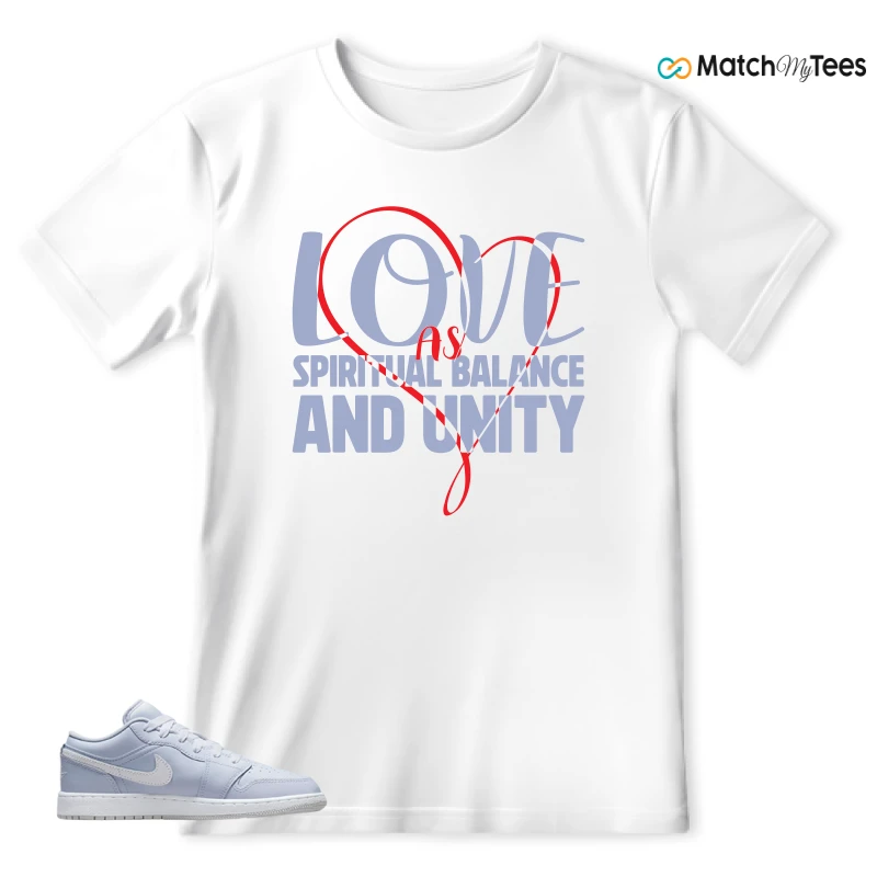 NIKE AIR JORDAN 1 LOW COBALT BLISS SNEAKER Matching Tees t-shirt