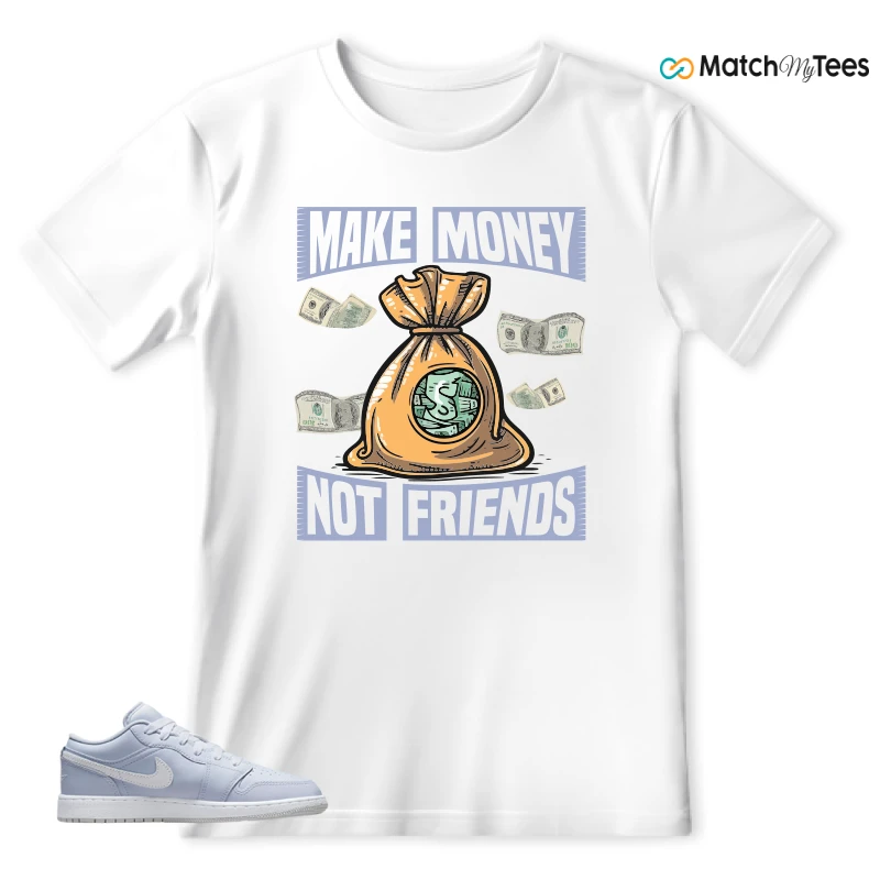 NIKE AIR JORDAN 1 LOW COBALT BLISS SNEAKER Matching Tees t-shirt