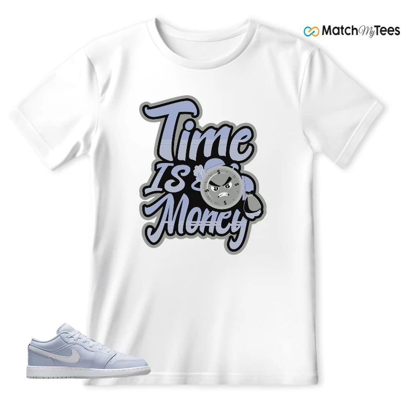 NIKE AIR JORDAN 1 LOW COBALT BLISS SNEAKER Matching Tees t-shirt