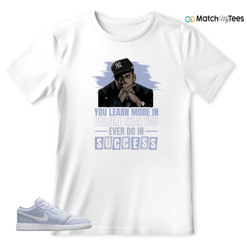 NIKE AIR JORDAN 1 LOW COBALT BLISS SNEAKER Matching Tees t-shirt