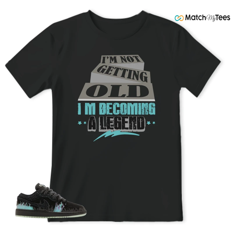 NIKE AIR JORDAN 1 LOW HALLOWEEN BLACK CAT SNEAKER Matching Tees t-shirt