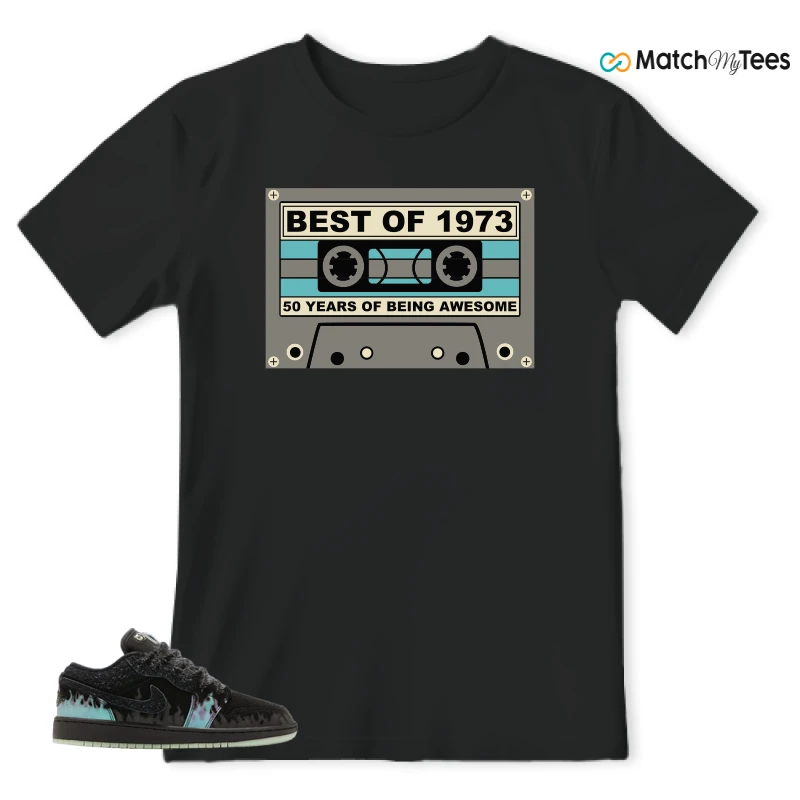 NIKE AIR JORDAN 1 LOW HALLOWEEN BLACK CAT SNEAKER Matching Tees t-shirt