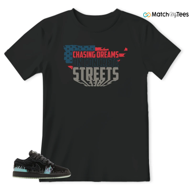 NIKE AIR JORDAN 1 LOW HALLOWEEN BLACK CAT SNEAKER Matching Tees t-shirt