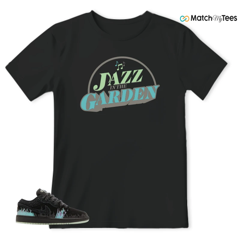 NIKE AIR JORDAN 1 LOW HALLOWEEN BLACK CAT SNEAKER Matching Tees t-shirt