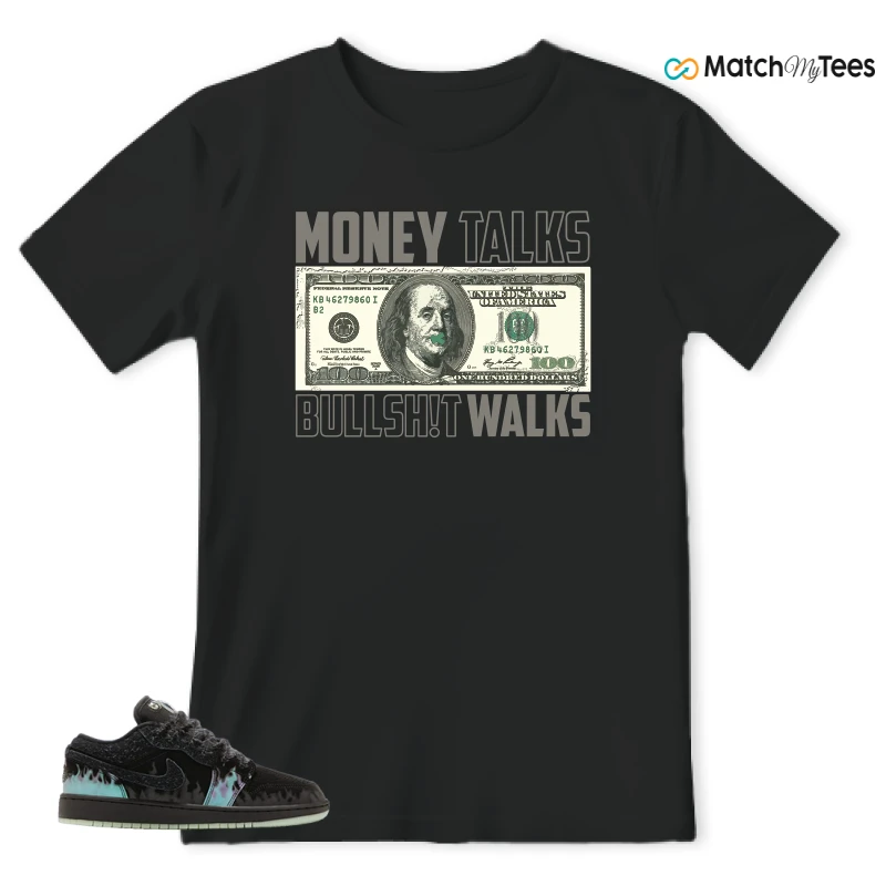 NIKE AIR JORDAN 1 LOW HALLOWEEN BLACK CAT SNEAKER Matching Tees t-shirt